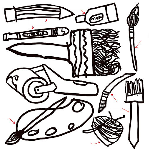 Tools of Visual pattern from MYArts second mural